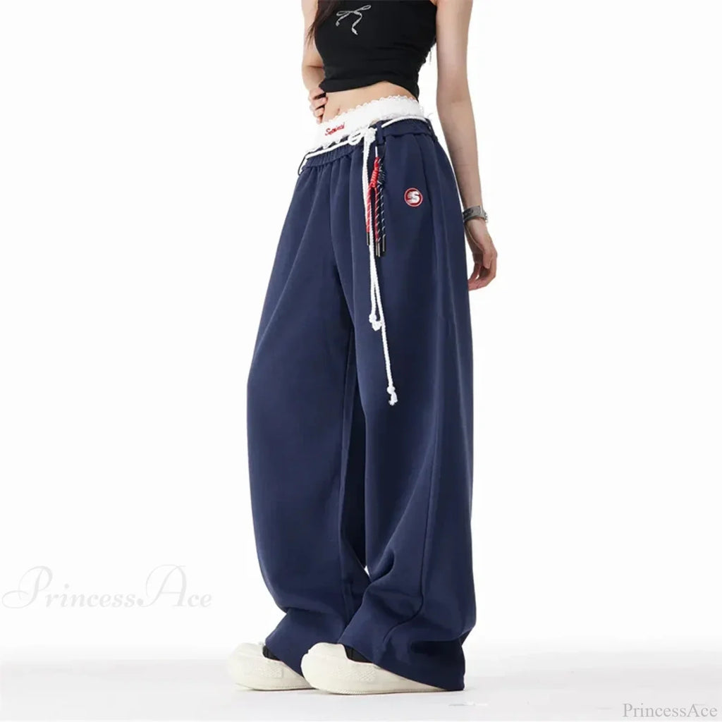 Harajuku Loose Wide-Leg High-Waisted Dance Pant image 1