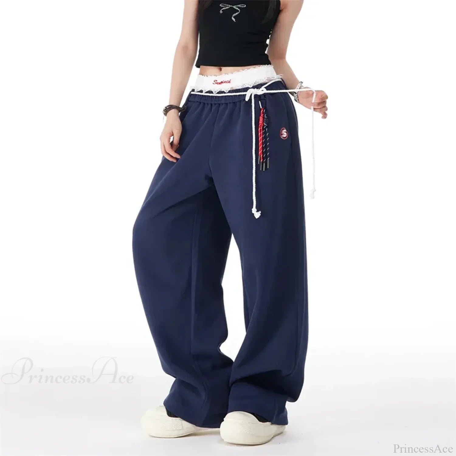 Harajuku Loose Wide-Leg High-Waisted Dance Pant image 3