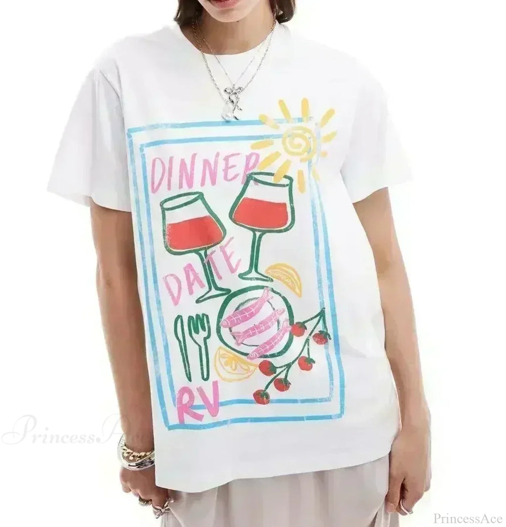 Harajuku Vintage Gothic Graphic T-shirt image 13