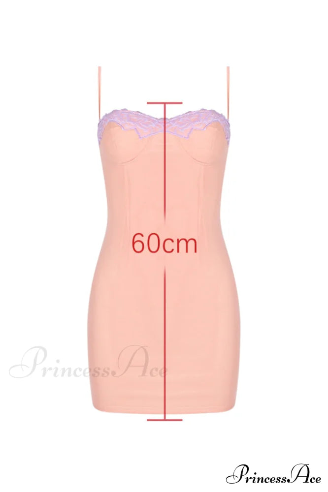 Harper Sorbet Lace Charming Trimmed Mini Dress image 9