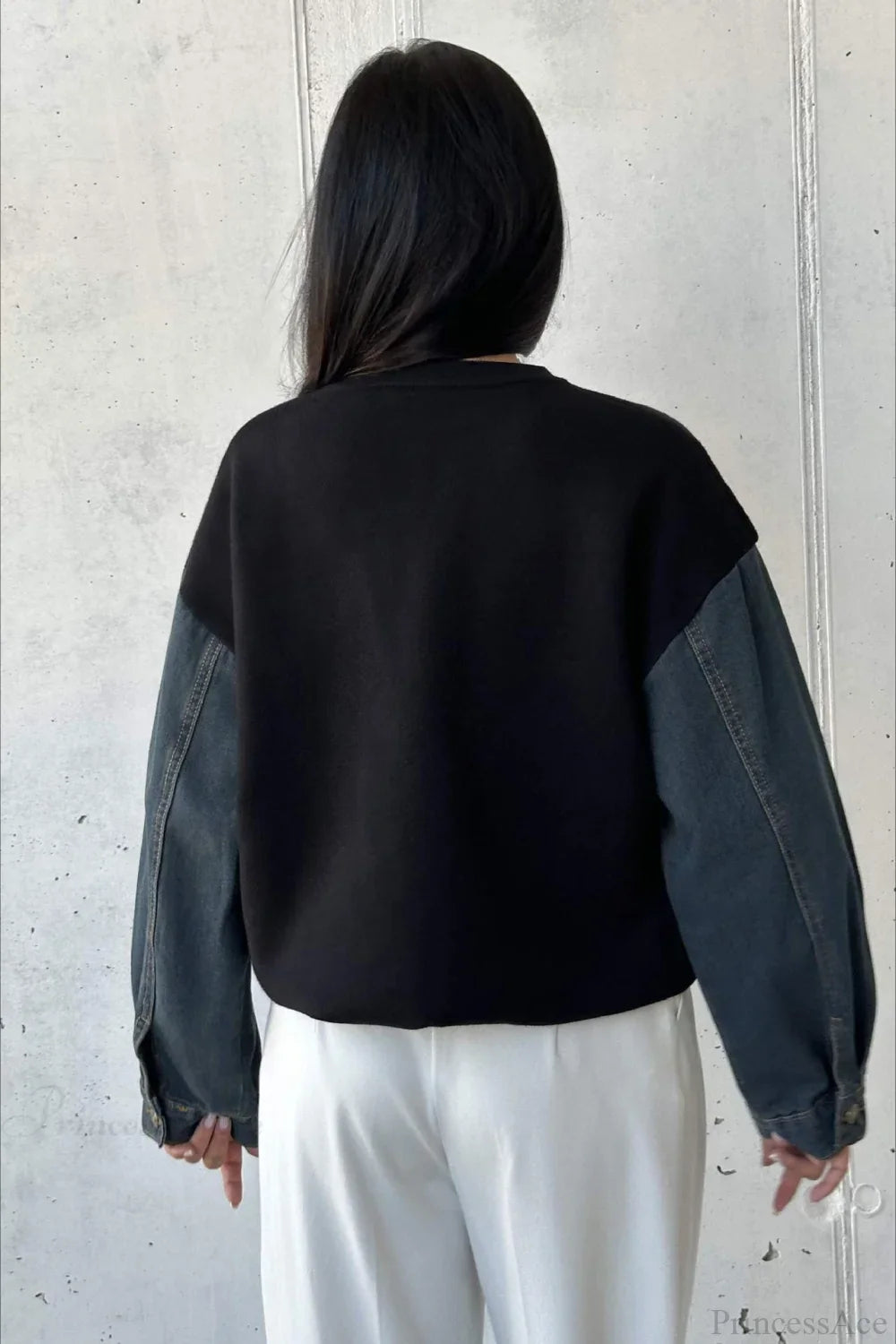Heart Fringe Loose Chic Knit Sweater image 3