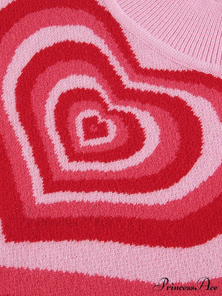 Heart Rhinestone Crop Tank image 6