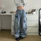 Heavy Industry Cargo Jeans Women Pants image 1