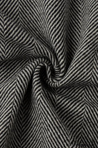 Herringbone Stand Collar Zip Pocket Coat image 4