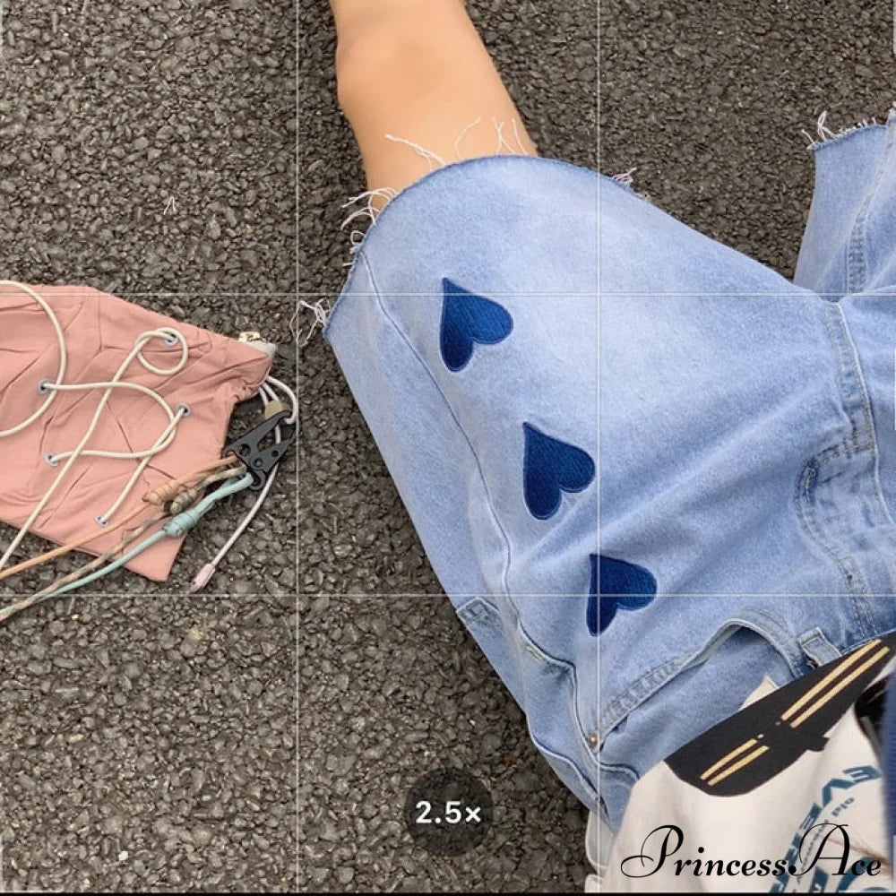 High Baggy Mom Wide Trousers Vintage Jeans Warm-Season Leg Waist Denim Women's Straight Pants image 6