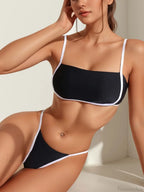 High Cut Bandage Bikini Set image 3