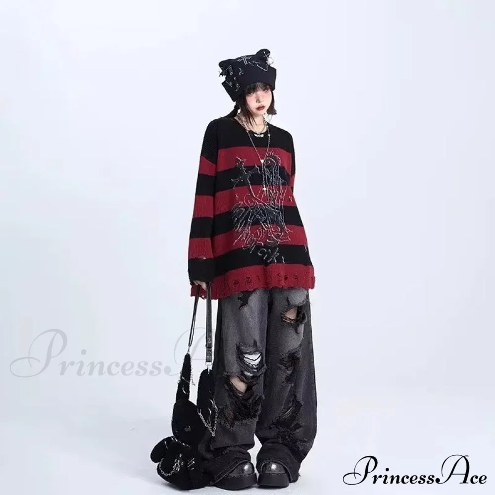 High-end Floor Length Trendy Brand Fashion Jean image 2