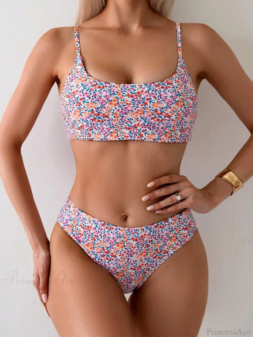 High Neck Brazilian Set Two Piece Set image 3