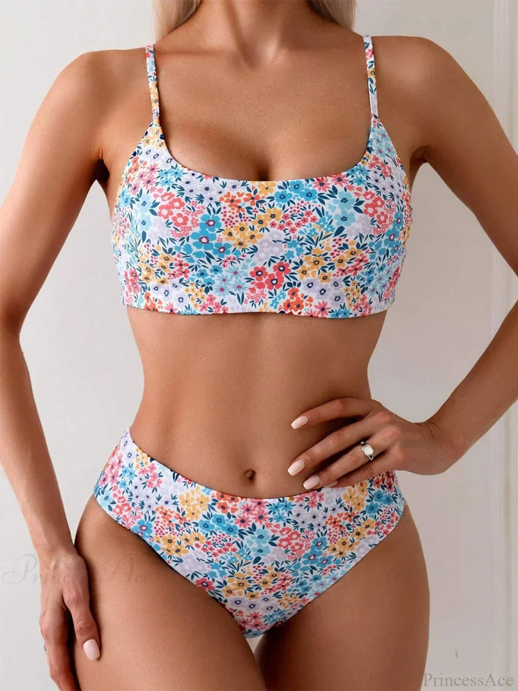 High Neck Brazilian Set Two Piece Set image 4
