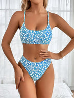 High Neck Brazilian Set Two Piece Set image 2