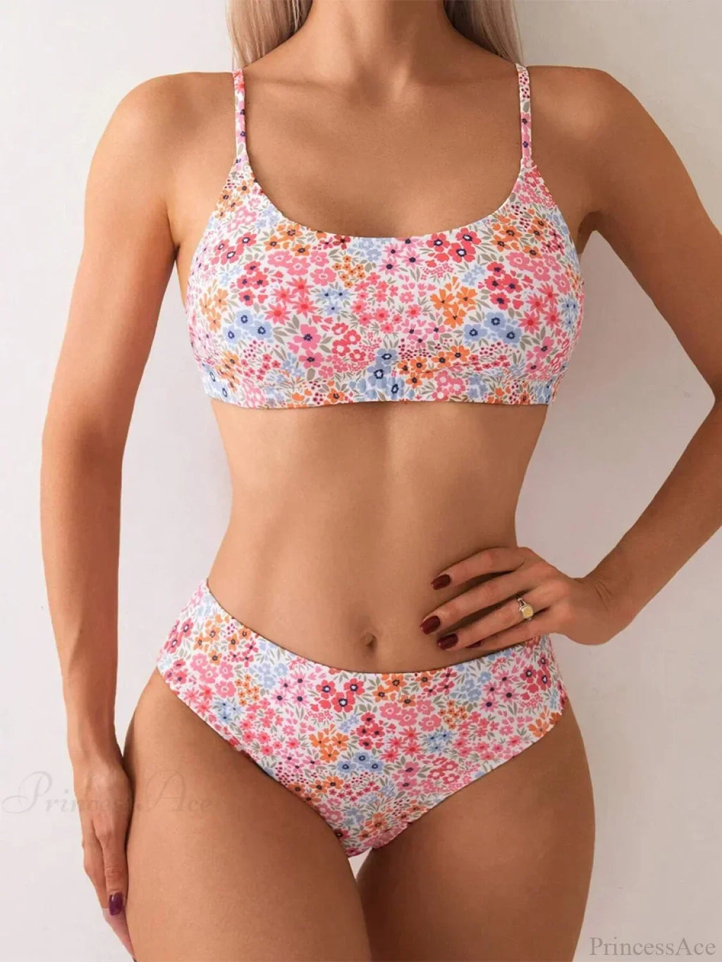 High Neck Brazilian Set Two Piece Set image 1