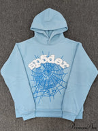 High Pile Fleece Foam Spider Print Hoodie image 6