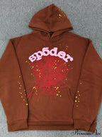 High Pile Fleece Foam Spider Print Hoodie image 8