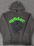 High Pile Fleece Foam Spider Print Hoodie image 4