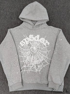 High Pile Fleece Foam Spider Print Hoodie image 7