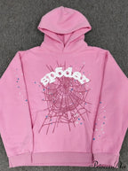 High Pile Fleece Foam Spider Print Hoodie image 5