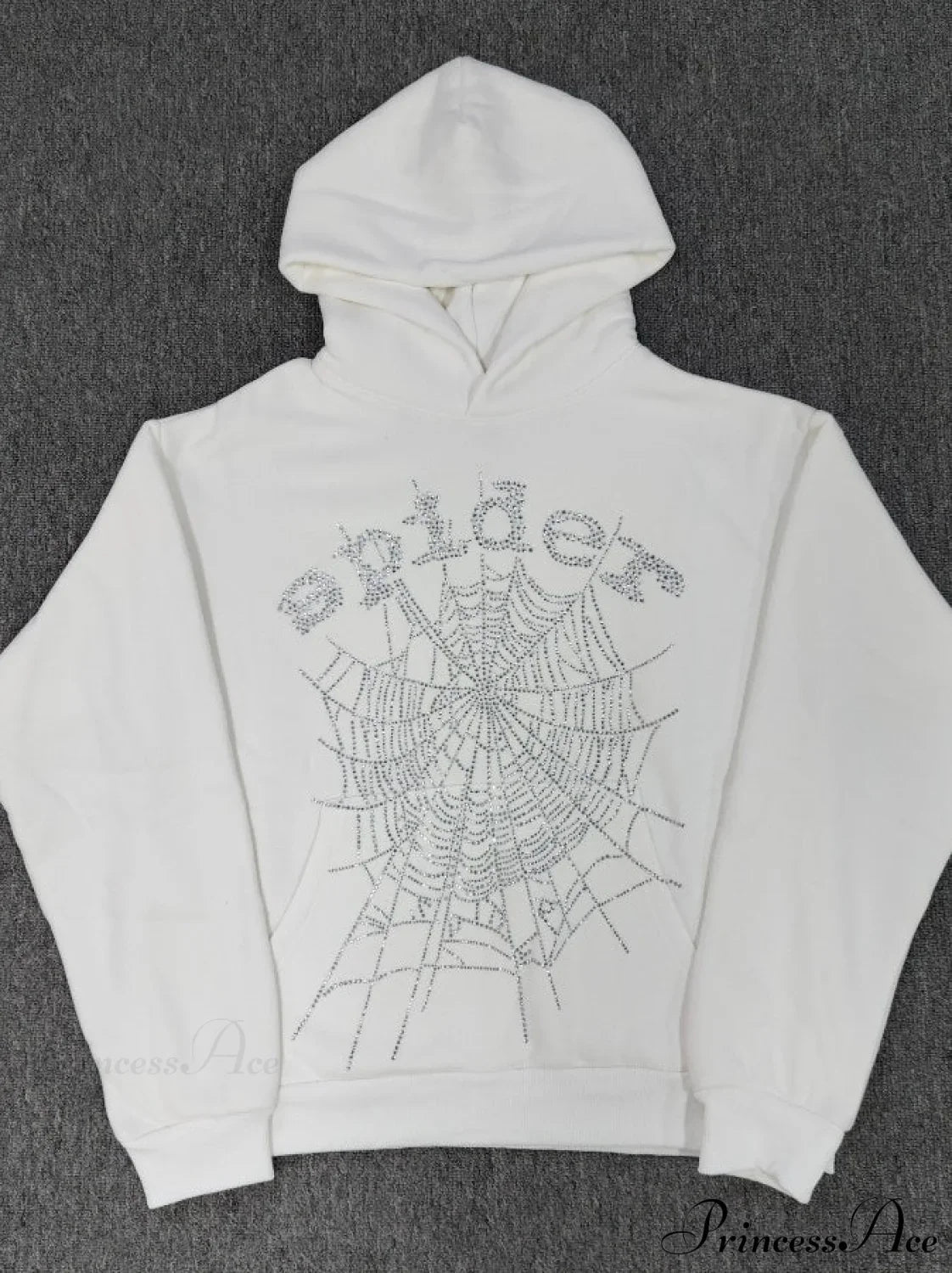 High Pile Fleece Foam Spider Print Hoodie image 3