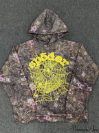 High Pile Fleece Foam Spider Print Hoodie image 2