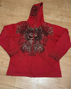 High-Quality Gothic Skull Print Hoodie image 10