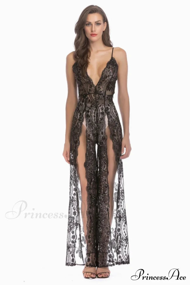 High Slit Backless Charming Boho Cocktail Gown image 3