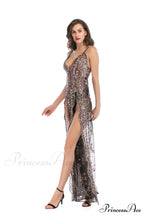 High Slit Backless Charming Boho Cocktail Gown image 12