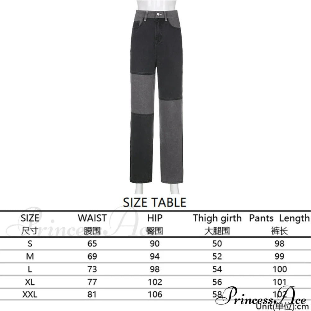 High Street Variegated Patchwork Jeans image 14