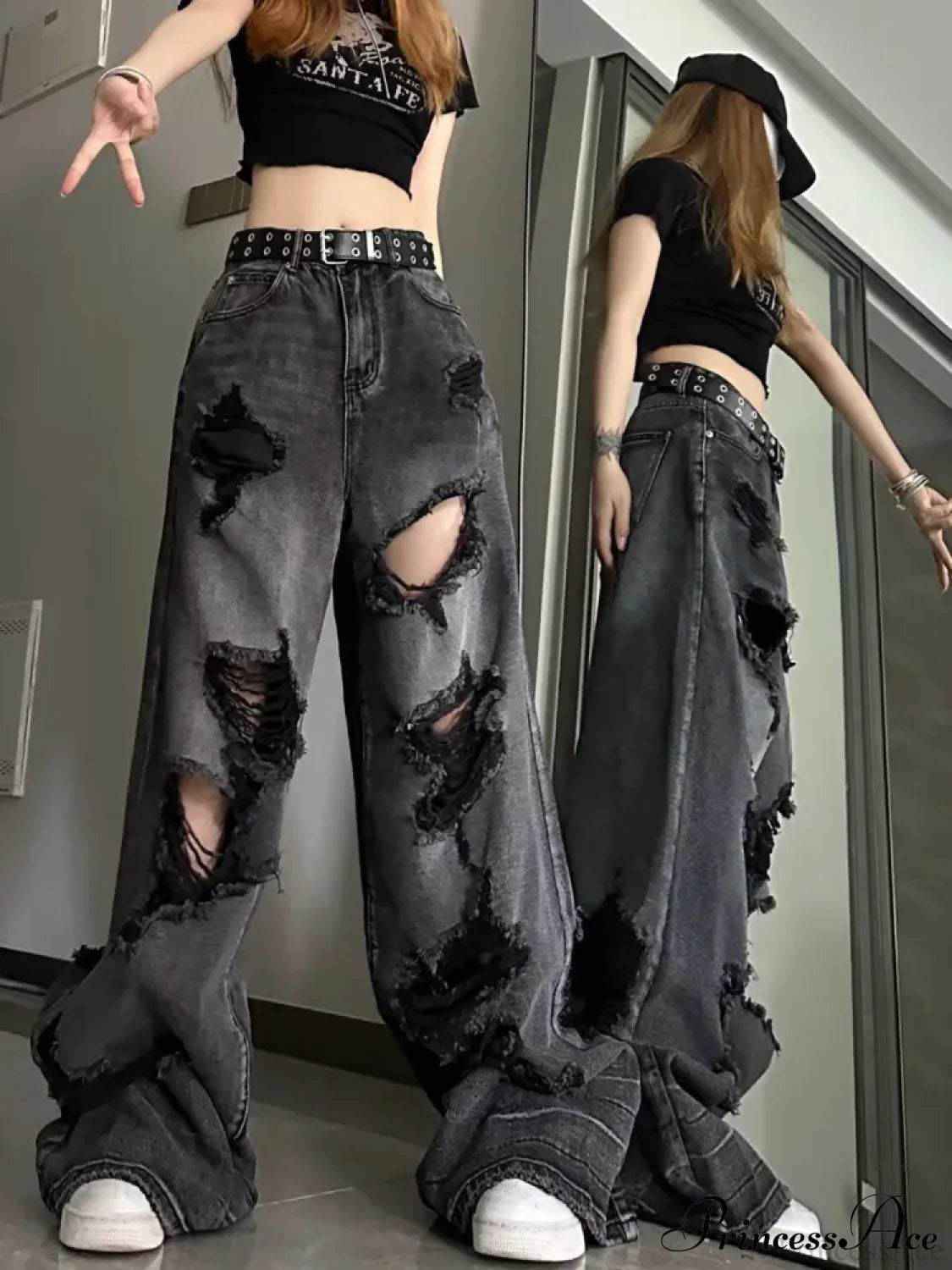 High Street Wide Leg Niche Design Trendy Jeans image 3