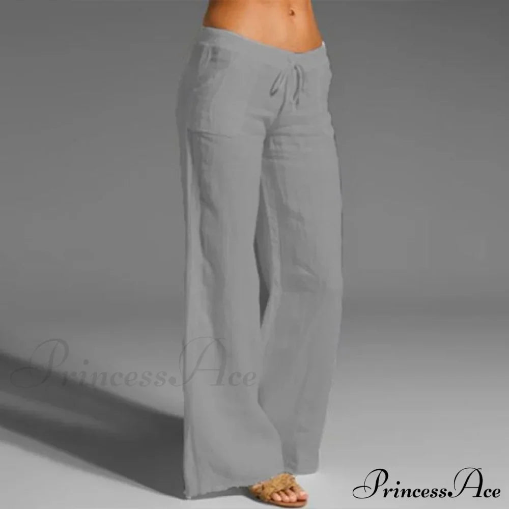 High Waist Casual Loose Wide Leg Pants image 4