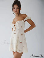 High Waist e Beachwear Bodycon Hollow Out Sundress image 2