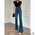 High Waist Flared Skinny Jeans image 5