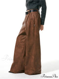 High Waist Genuine Sheepskin OL Pencils Slim Casual Autumn Winter Pants image 2