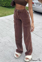 High Waist Graceful Irregular Denim Skort image 1
