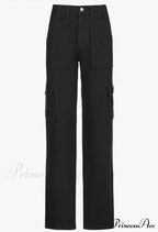 High Waist Graceful Irregular Denim Skort image 12