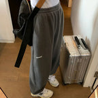 High Waist Grey Baggy Pants image 1