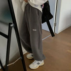 High Waist Grey Baggy Pants image 3