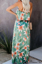 High Waist Off-shoulder Trendy Lace Maxi Dress image 2
