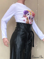 High Waist Pocket Trendy Straight Leg Pants image 6