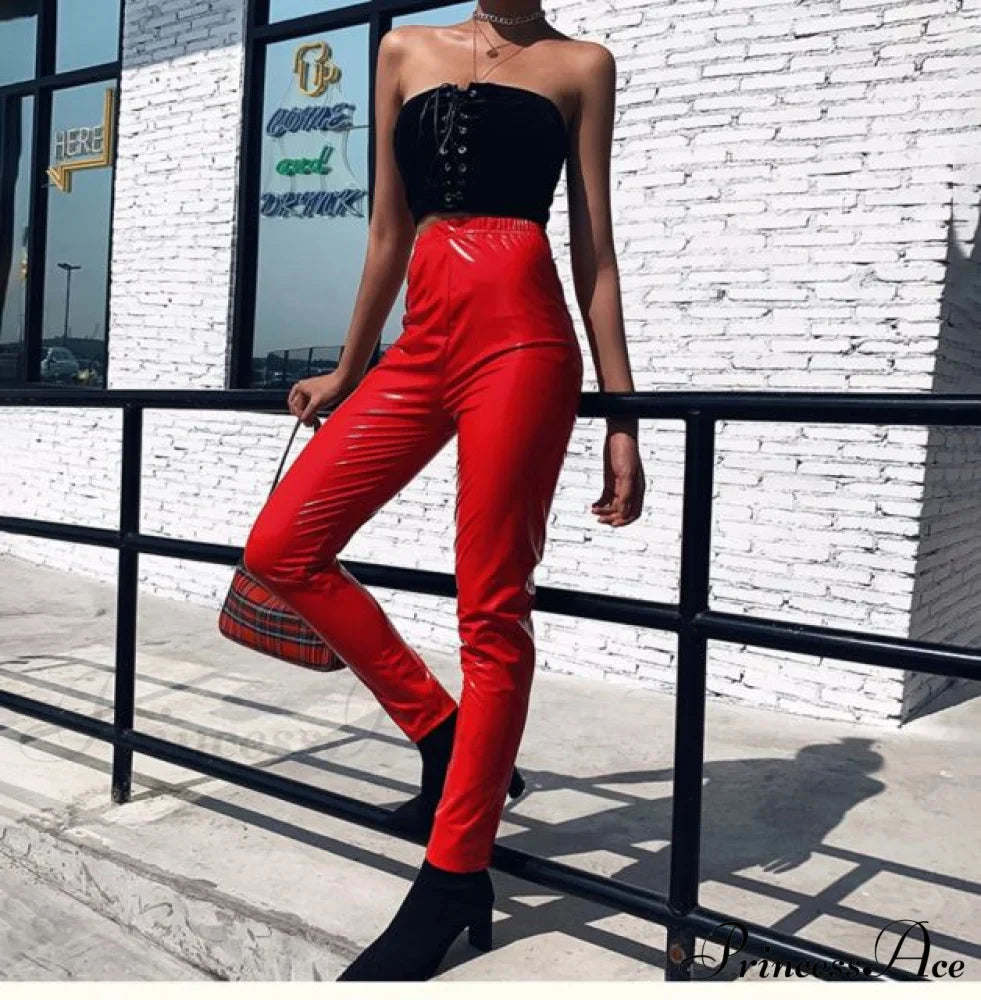 High Waist Skinny Fitness Casual Pants image 5