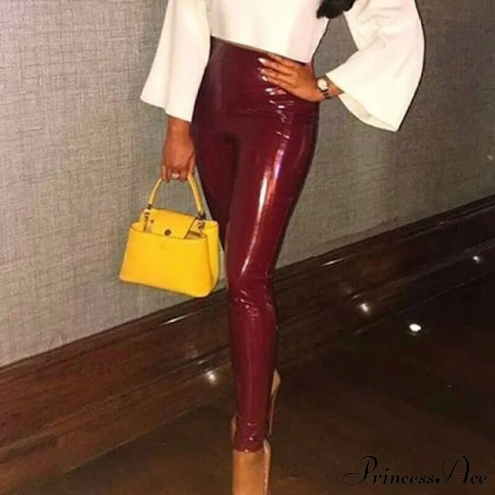 High Waist Skinny Fitness Casual Pants image 4