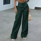 High Waist Tie Side Pleated Pants image 3
