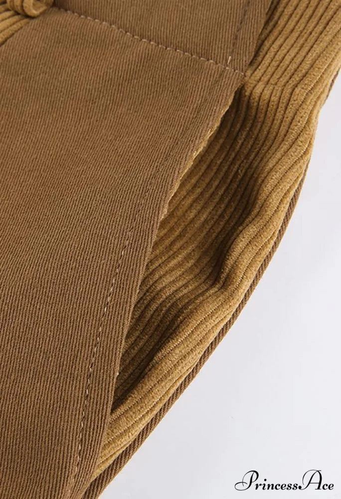 High Waist Wide Trendy Leg PU Pants image 4