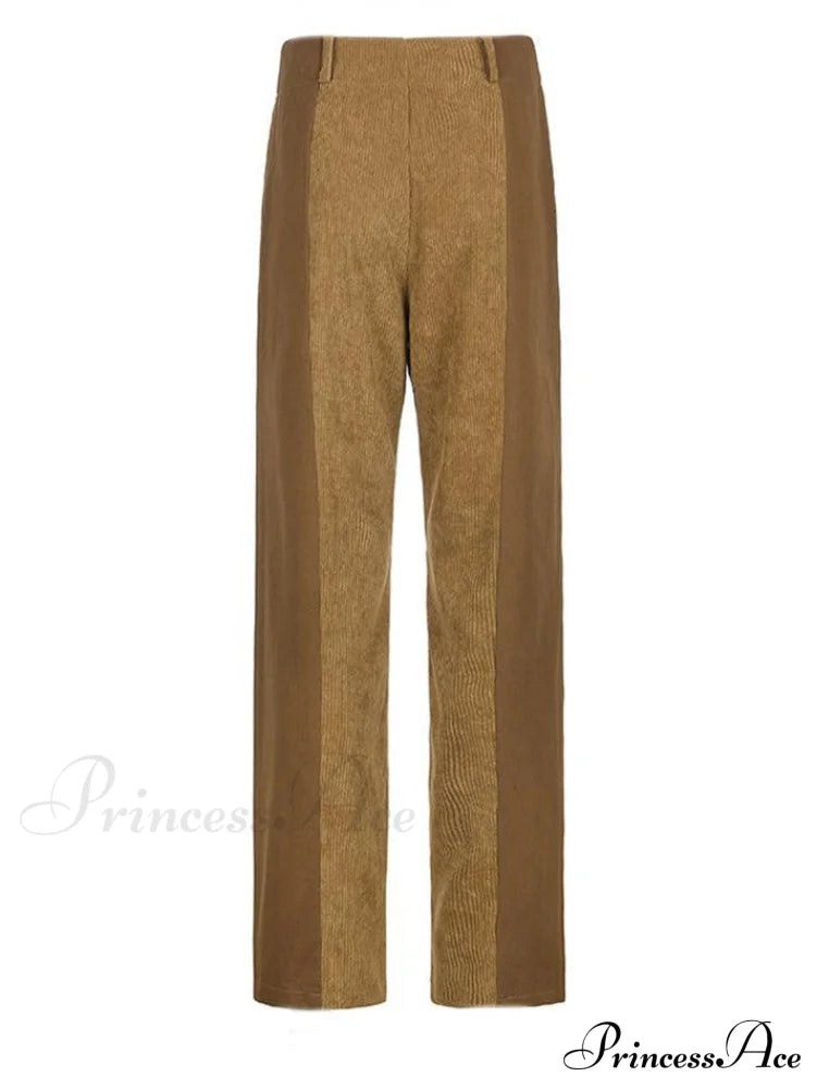 High Waist Wide Trendy Leg PU Pants image 2