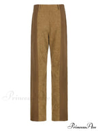 High Waist Wide Trendy Leg PU Pants image 2