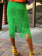 High Waisted Graceful Clashing Star Skirt image 8