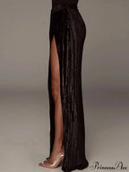 High Waisted Graceful Wide Leg Pants image 14