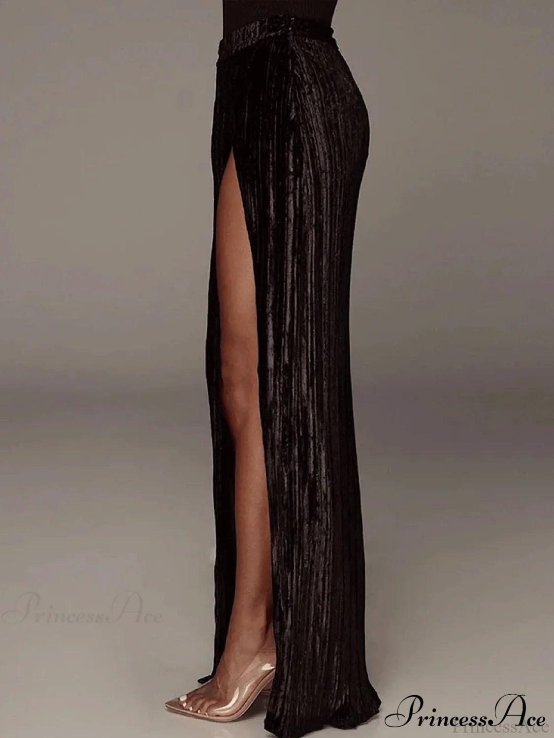 High Waisted Graceful Wide Leg Pants image 14