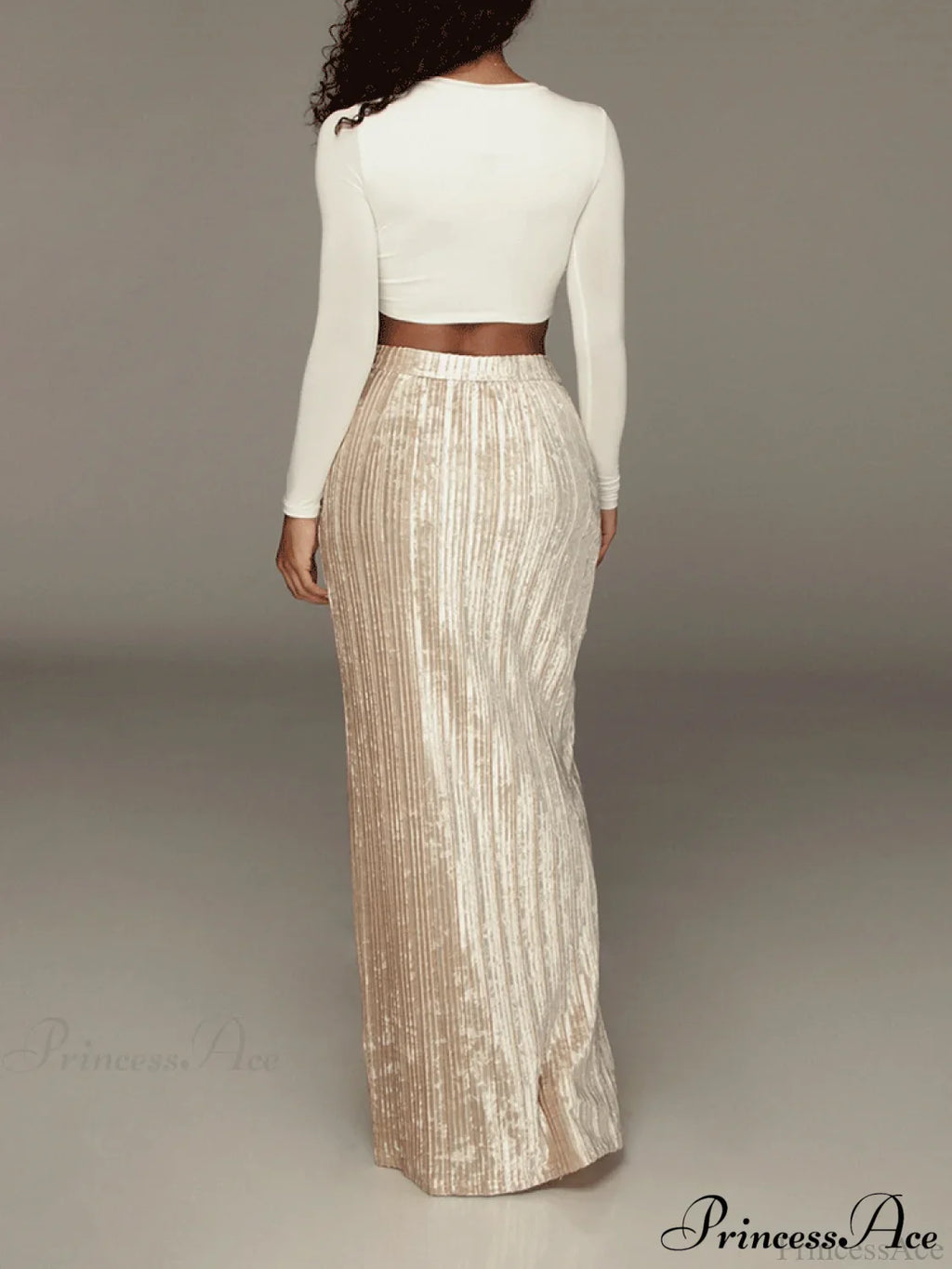 High Waisted Graceful Wide Leg Pants image 2