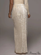 High Waisted Graceful Wide Leg Pants image 7