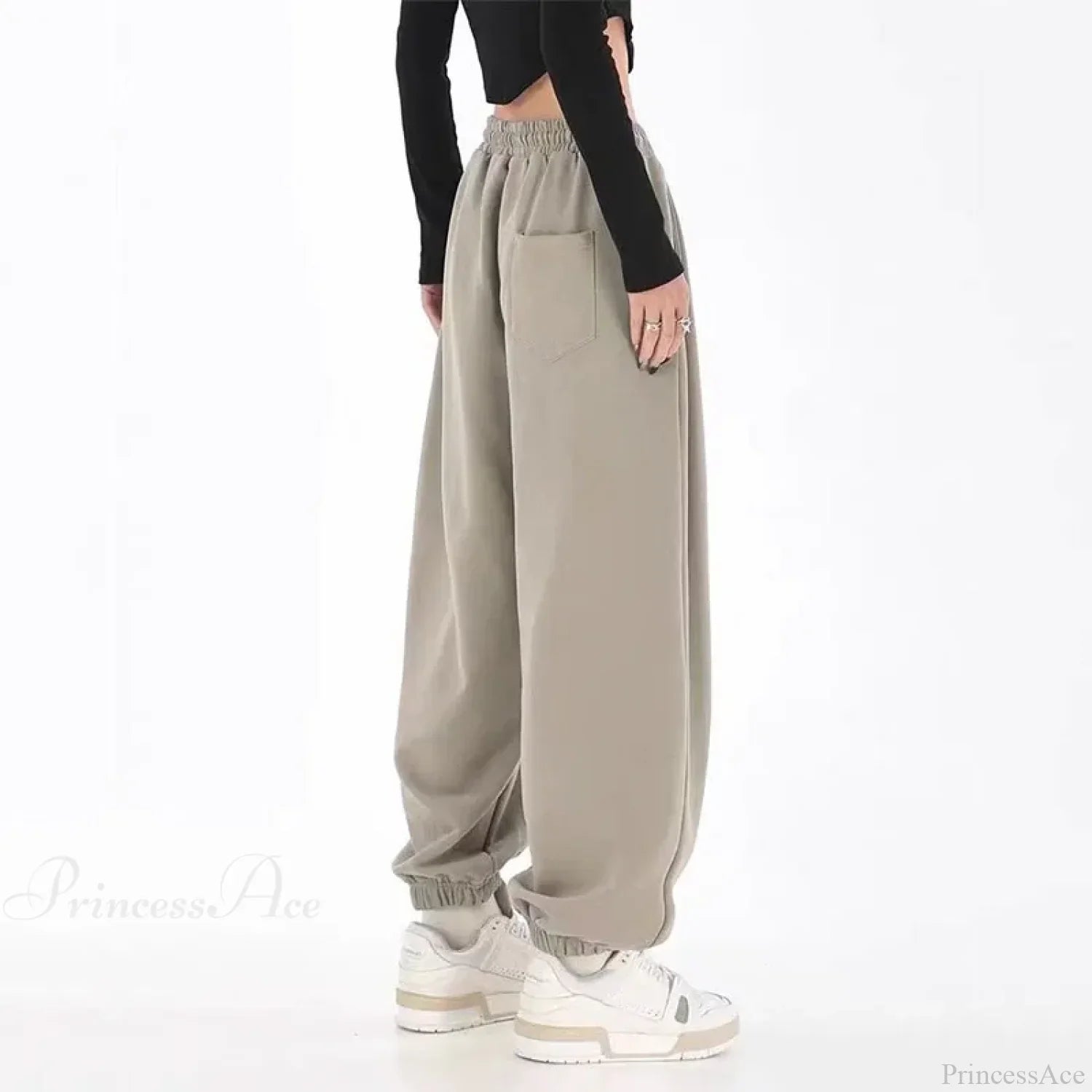 Hip Hop Letter Drawstring Jogging Pants image 5