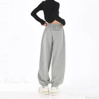 Hip Hop Letter Drawstring Jogging Pants image 6